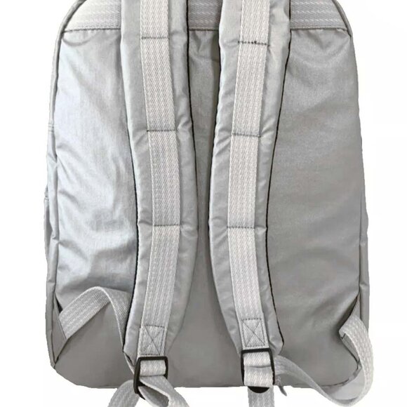 brand new Extra Large 47cm xl 17" Laptop Kipling Seoul Backpack silver - Picture 4 of 12